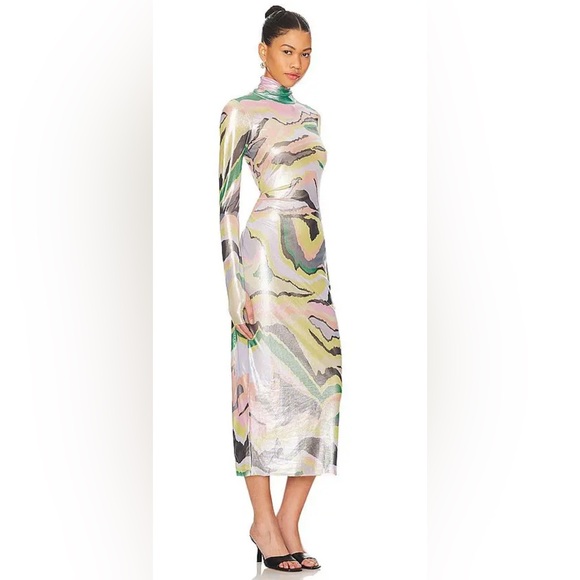 AFRM Dresses & Skirts - AFRM Pastel Abstract Maxi Dress